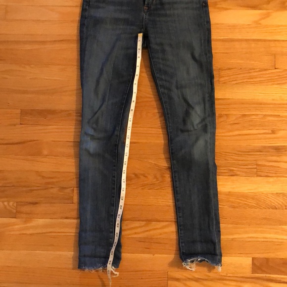 AGOLDE Sophie Skinny Jean Raw Ankle Hem Size 25 - Picture 11 of 11